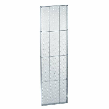 AZAR DISPLAYS Pegboard Wall Panel Storage Solution, Size: 60'' x 16.125'', 2PK 771660-CLR